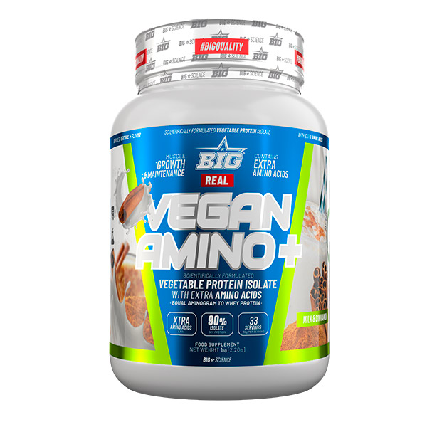 REAL VEGAN AMINO+ 1kg MILK & CINNAMON