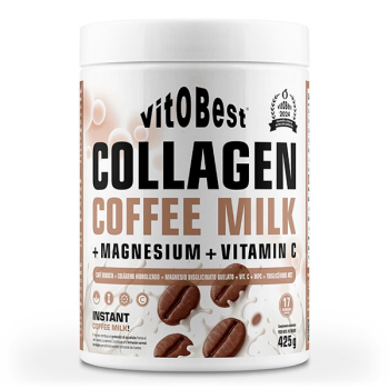 Colágeno Hidrolizado + Magnesio + Vitamina C Vitobest 425 g Coffee Milk
