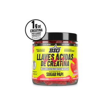 Llaves Ácidas de Creatina BIG Sugar Papi 90 Gummies