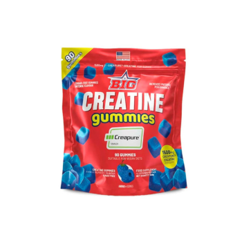 BIG Creatine Gummies Drop Acid Blue Raspberry 90 Gummies
