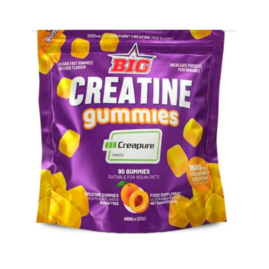 BIG Creatine Gummies Drop Acid Peach
